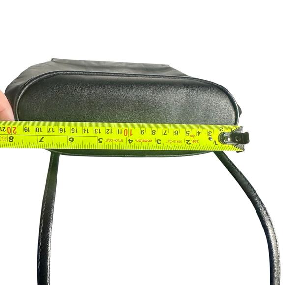 Giani Bernini Black Leather Crossbody Shoulder Bag Vintage Classic - Picture 9 of 12